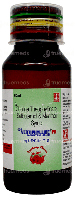 Ventiphylline Pd New Raspberry Flavour Syrup 60Ml Ventiphylline Pd New Raspberry Flavour Syrup 60Ml
