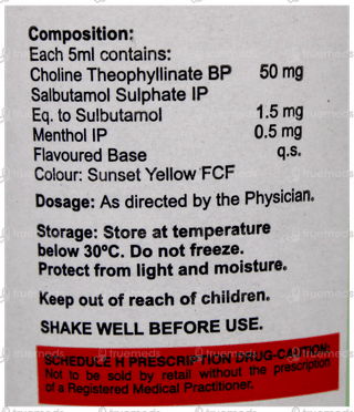 Ventiphylline Pd New Raspberry Flavour Syrup 60Ml