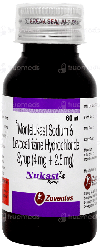 Nukast 4 Syrup 60ml