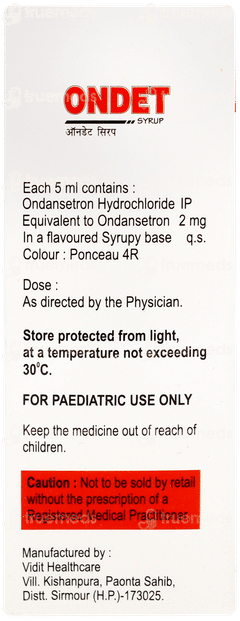 Ondet Mix Fruit Flavour Syrup 30ml Ondet Mix Fruit Flavour Syrup 30ml