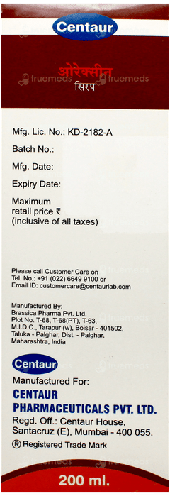 Oraxin Syrup 200Ml