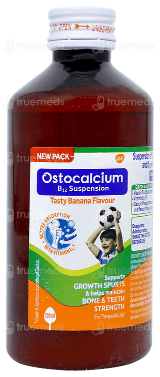 Ostocalcium Banana Flavour Suspension 200ml