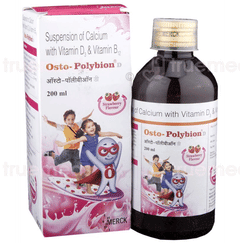 Osto Polybion D Strawberry Flavour Suspension 200ml Osto Polybion D Strawberry Flavour Suspension 200ml