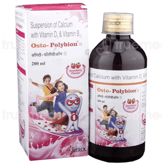 Osto Polybion D Strawberry Flavour Suspension 200ml