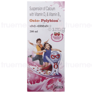 Osto Polybion D Strawberry Flavour Suspension 200ml
