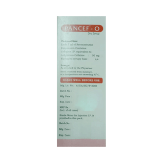 Pancef O Pineapple Flavour Dry Syrup 30ml