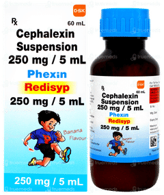 Phexin Redisyp 250mg Banana Flavour Suspension 60ml