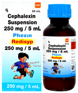 Phexin Redisyp 250mg Banana Flavour Suspension 60ml