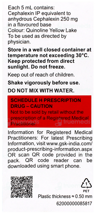 Phexin Redisyp 250mg Banana Flavour Suspension 60ml