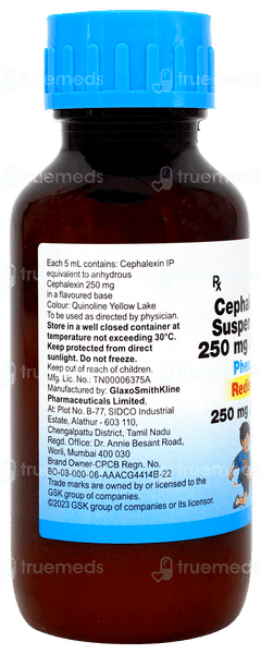 Phexin Redisyp 250mg Banana Flavour Suspension 60ml