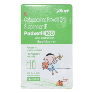 Podxetil 100 Orange Flavour Suspension 30Ml