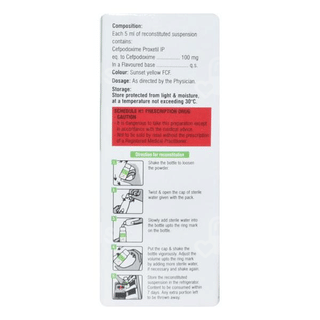 Podxetil 100 Orange Flavour Suspension 30Ml