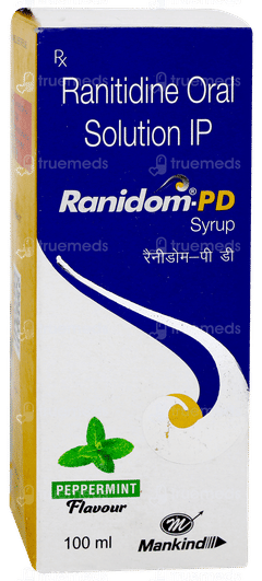 रैनिडोम पीडी पेपरमिंट फ्लेवर सिरप 100ml
