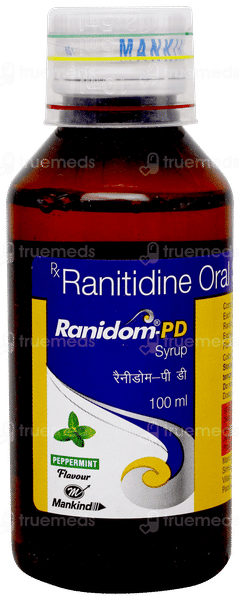 रैनिडोम पीडी पेपरमिंट फ्लेवर सिरप 100ml