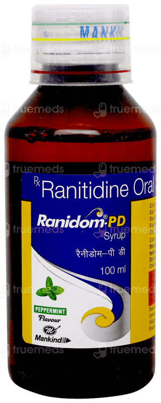 रैनिडोम पीडी पेपरमिंट फ्लेवर सिरप 100ml