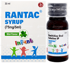 Rantac Infant Mint Flavour Syrup 30ml