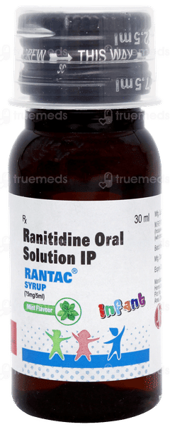 Rantac Infant Mint Flavour Syrup 30ml Rantac Infant Mint Flavour Syrup 30ml