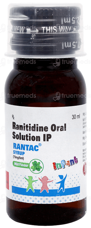 Rantac Infant Mint Flavour Syrup 30ml