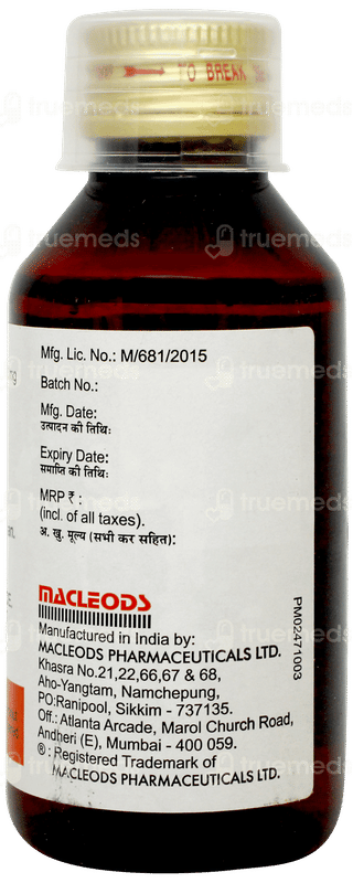 Rapitus Sugar Free Syrup 100ml