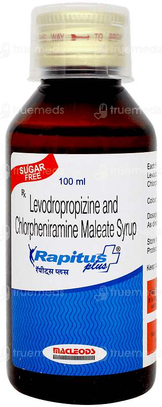 Rapitus Plus Sugar Free Syrup 100ml