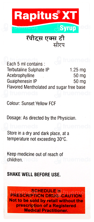 Rapitus Xt Syrup 100ml