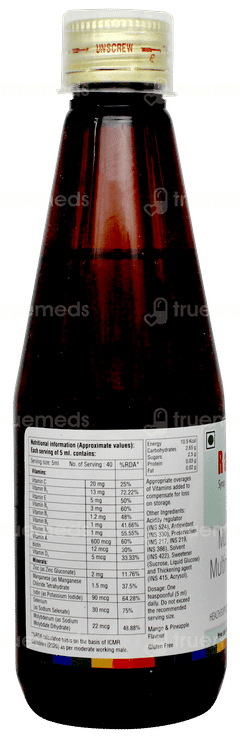 Rave 3 New And Mproved Syrup 200ml Rave 3 New And Mproved Syrup 200ml