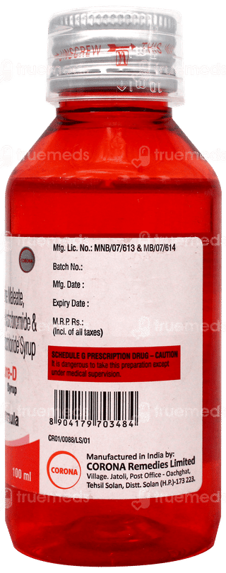 Respicure D Syrup 100Ml