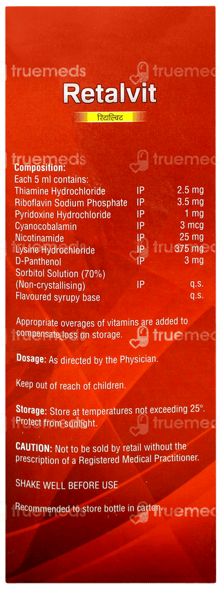 Retalvit Syrup 200 Ml