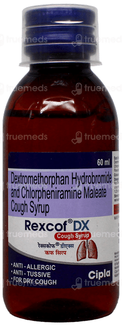 Rexcof Dx Syrup 60Ml Rexcof Dx Syrup 60Ml