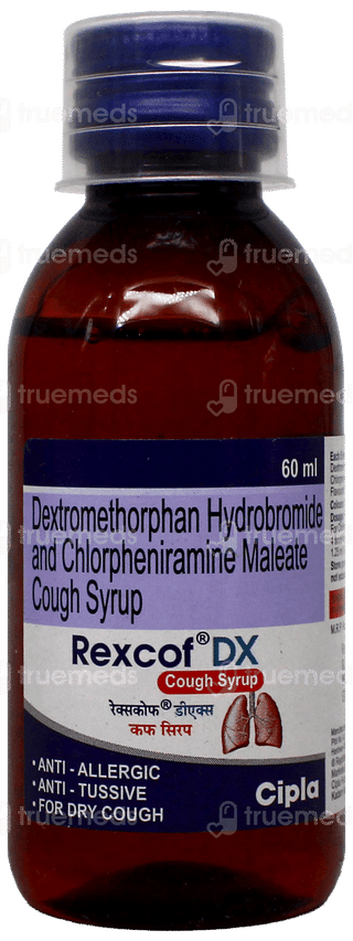 Rexcof Dx Syrup 60Ml