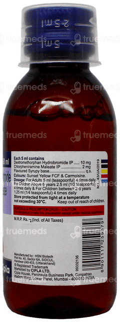 Rexcof Dx Syrup 60Ml Rexcof Dx Syrup 60Ml