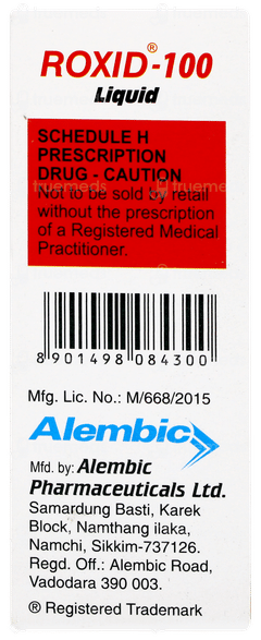 Roxid 100 Mint Flavoured Liquid 30ml