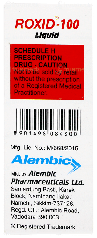 Roxid 100 Mint Flavoured Liquid 30ml