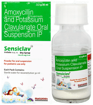 Sensiclav 156.25mg Dry Syrup 30ml