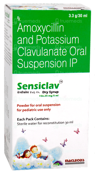 Sensiclav 156.25mg Dry Syrup 30ml