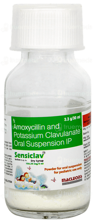 Sensiclav 156.25mg Dry Syrup 30ml