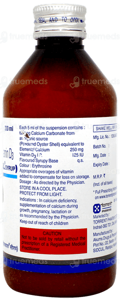 Shelcal Syrup 200ml Shelcal Syrup 200ml