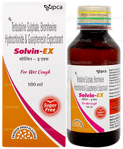 Solvin Ex Passion Fruit Flavour Sugar Free Expectorant 100ml