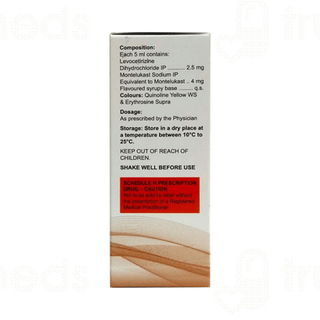 Spiromont L Kid 4/2.5 MG Syrup 60 ML