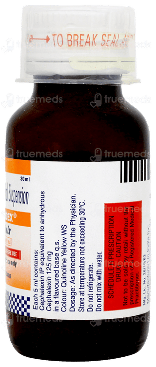 Sporidex Redimix 125mg Mango Flavour Suspension 30ml