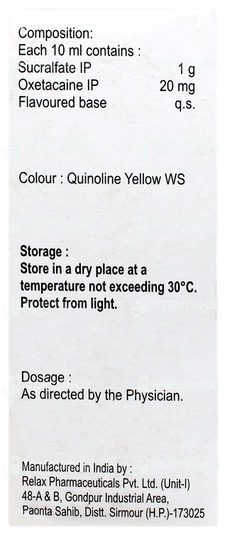 Sucraday O Sugar Free Suspension 100ml