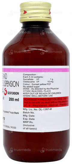 Sucral O Suspension 200ml Sucral O Suspension 200ml