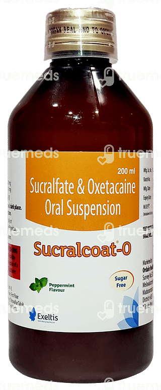 Sucralcoat O Peppermint Flavour Sugar Free Suspension 200ml