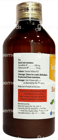Sucralcoat O Peppermint Flavour Sugar Free Suspension 200ml Sucralcoat O Peppermint Flavour Sugar Free Suspension 200ml