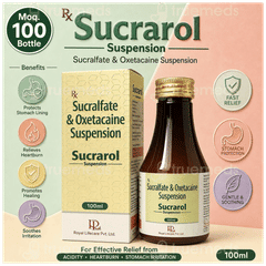 Sucrarol 1000/20 MG Syrup 100 ML Sucrarol 1000/20 MG Syrup 100 ML
