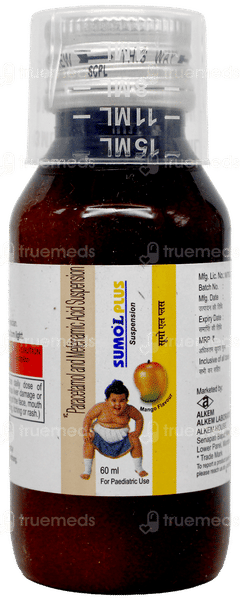 Sumo L Plus Mango Flavour Suspension 60Ml Sumo L Plus Mango Flavour Suspension 60Ml