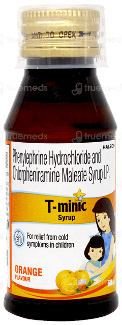 T Minic Orange Flavour Syrup 60ml T Minic Orange Flavour Syrup 60ml