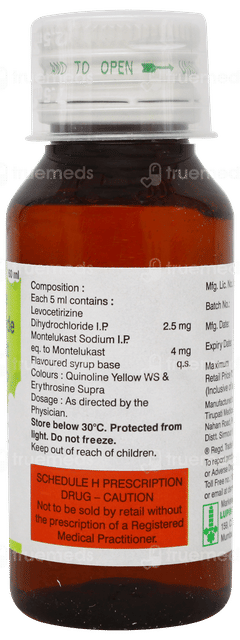 Telekast L Kid Syrup 60ml Telekast L Kid Syrup 60ml