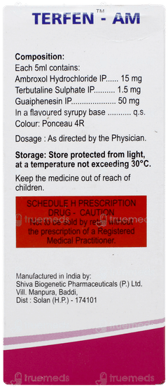 Terfen Am Syrup 100ml Terfen Am Syrup 100ml