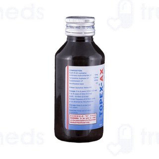 Topex Ax Sugar Free Syrup 100Ml